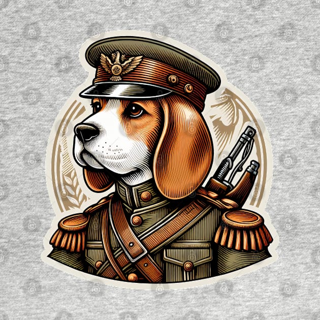 Beagle Soldier by k9-tee